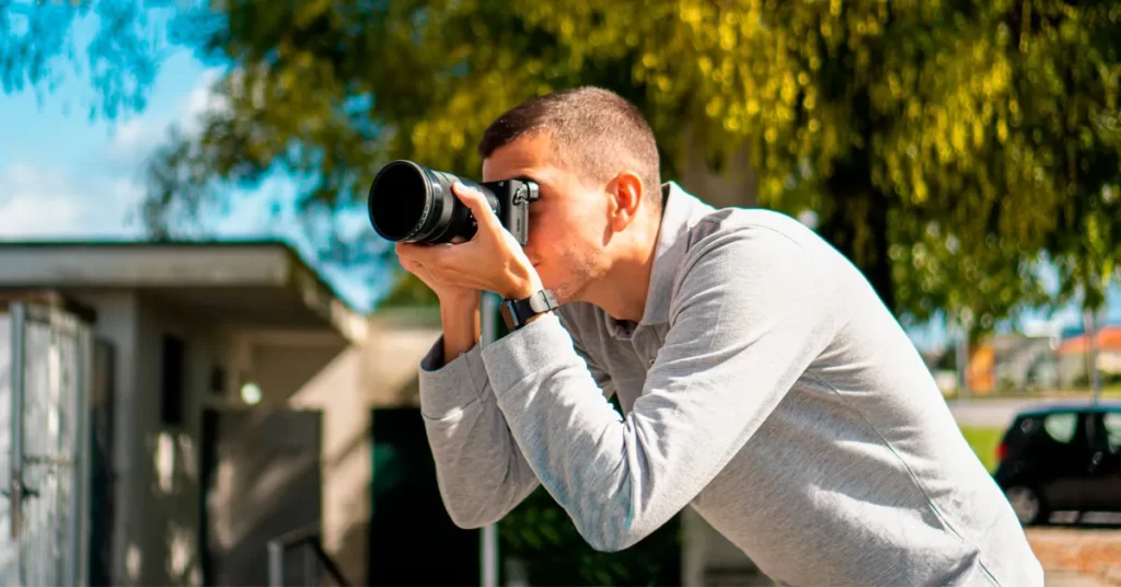 fotógrafo durante um evento em braga - sobre nós