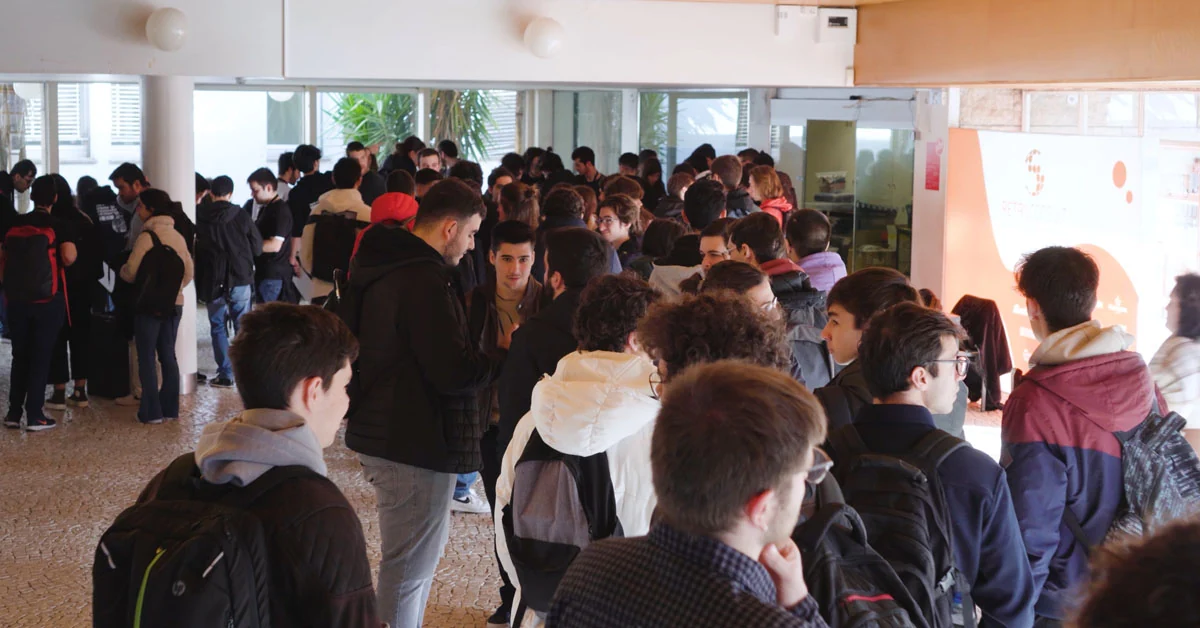 Stills do vídeo de evento da Semana da Engenharia Informática 2023