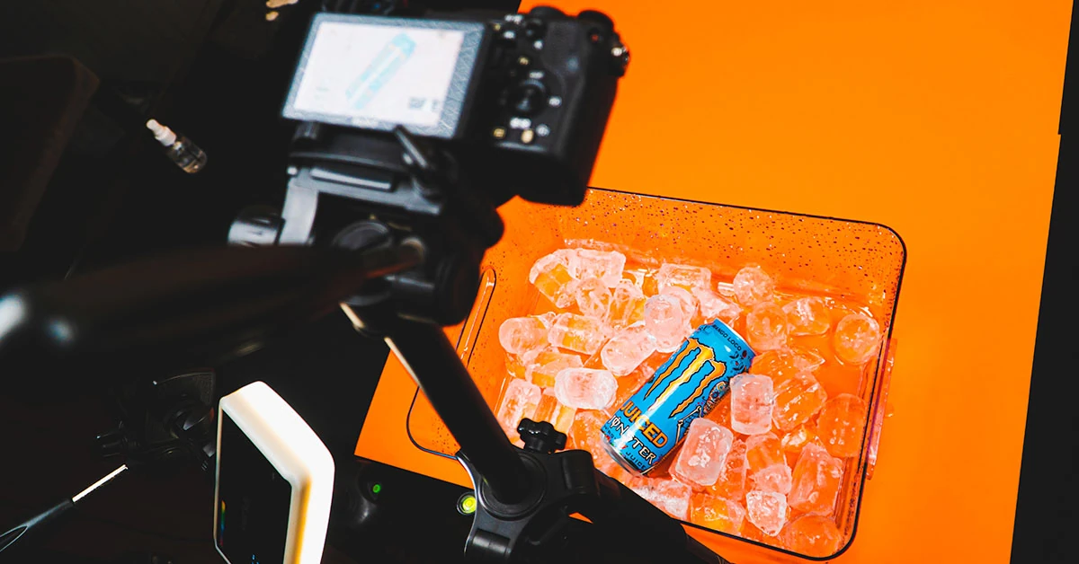 Behind The Scenes de um vídeo Publicitário para a bebida Monster Juiced Mango Loco