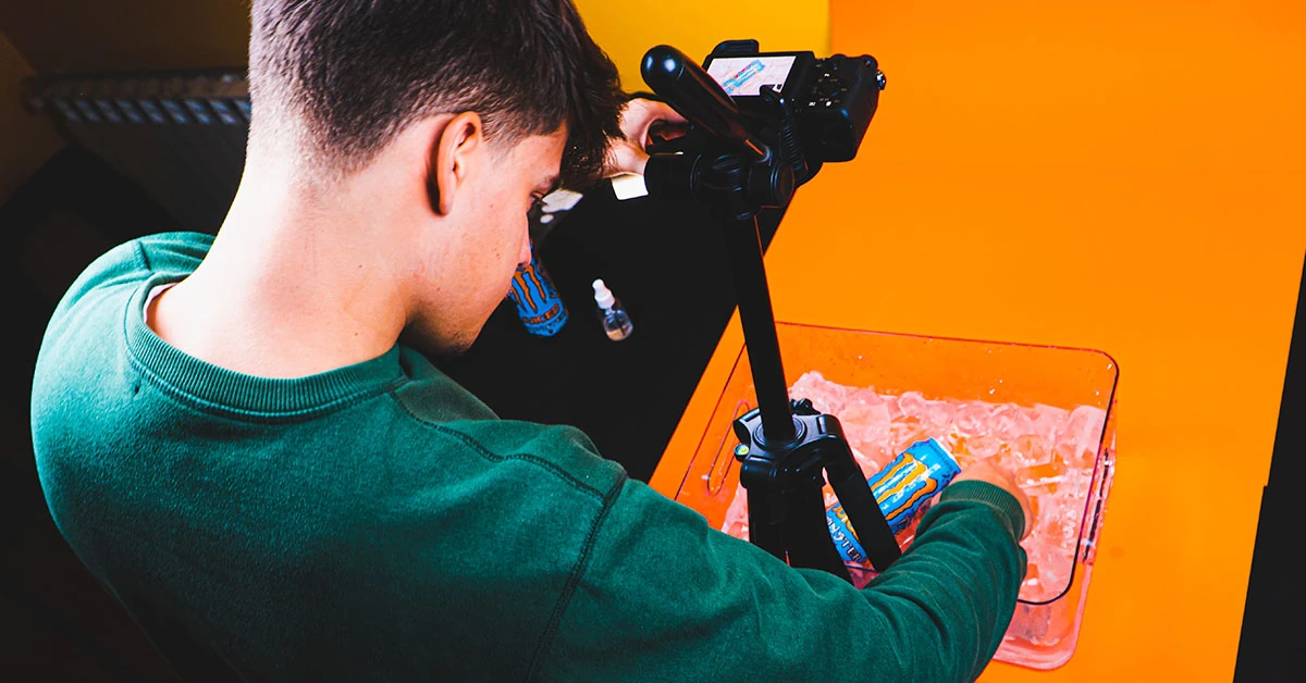 Behind The Scenes de um vídeo Publicitário para a bebida Monster Juiced Mango Loco