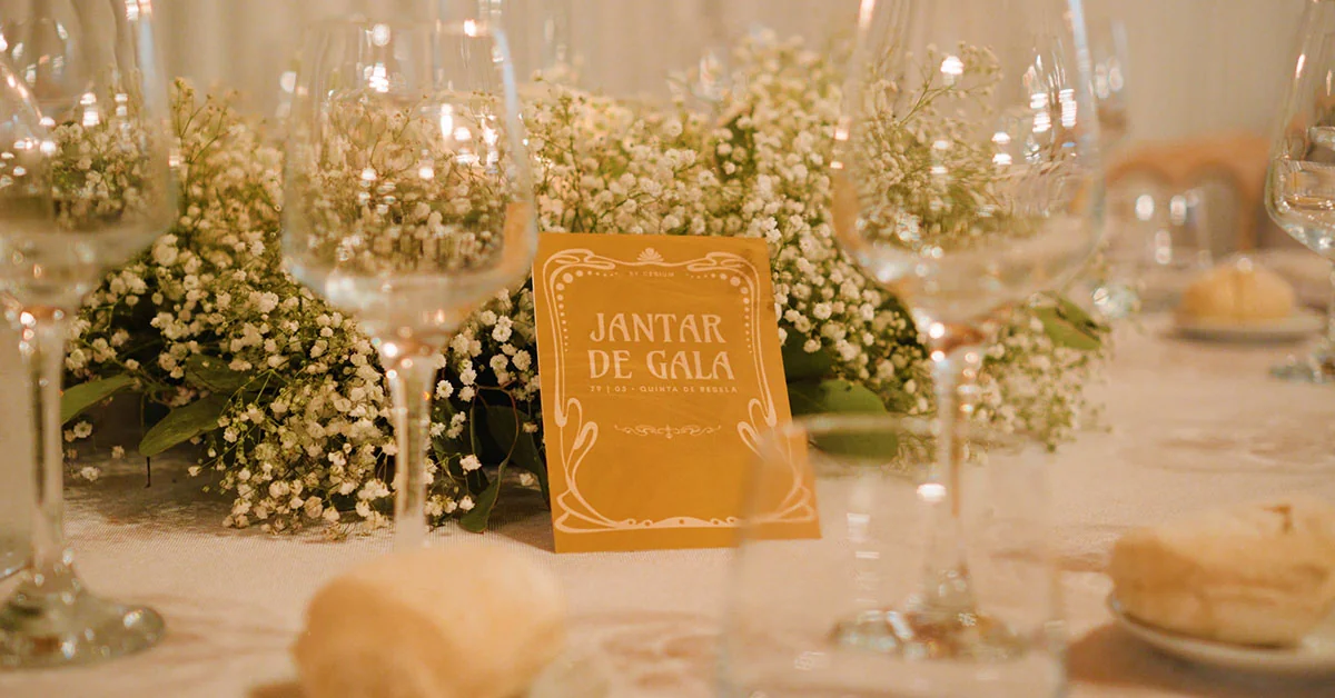 Stills do vídeo de evento do Jantar de Gala CeSIUM '24