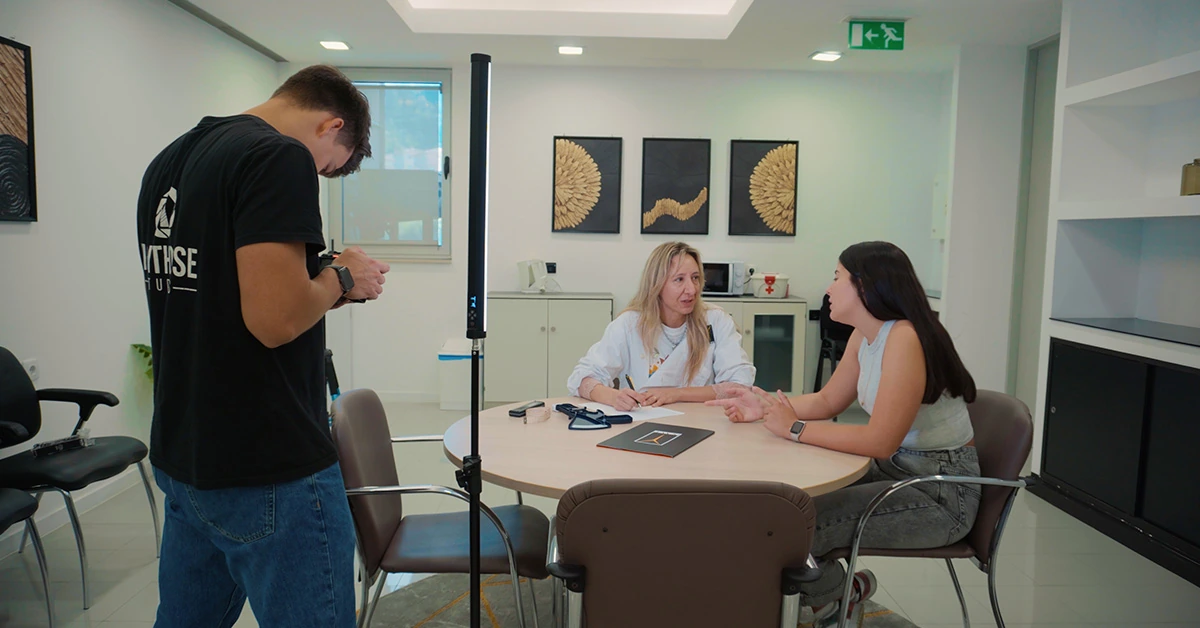 Behind The Scenes do vídeo promocional para a SINTDEI que é um projeto que une três entidades: ISAVE, Termas de Caldelas e Universidade Sénior de Amares