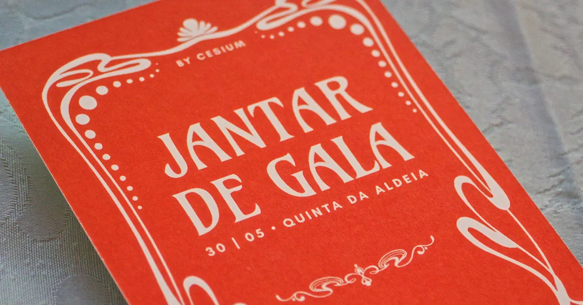 Stills do vídeo de evento Jantar de Gala 2025 do CeSIUM