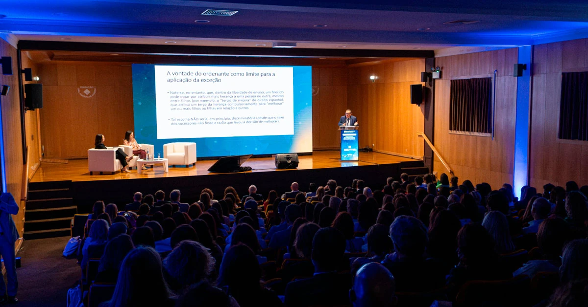 Fotografia do Evento Sucessões Transnacionais e Negócios Digitais, organizado pelos Notários Portugueses que se realizou no Porto