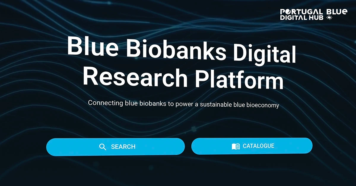 Vídeo de apresentação da nova Plataforma de Investigação Blue Biobanks criada no âmbito do Portugal Blue Digital Hub.