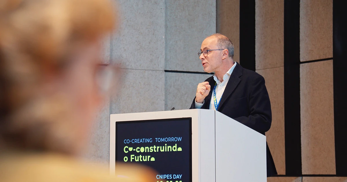 Vídeo de evento do CNIPES Day - Co-creating tomorrow. Um evento realizado no Palácio da Bolsa e no Grande Auditório do Edifício Abel Salazar, da Universidade do Porto.